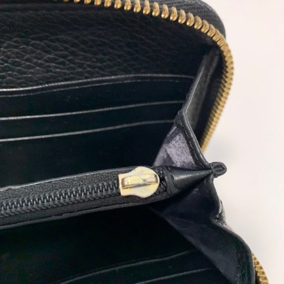 Furla Pebble Leather Zip Wallet Black - Picture 3 of 7